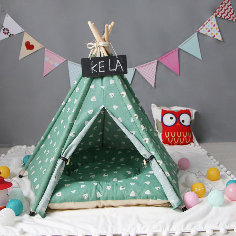 Pet tent kennel for cat & dogs